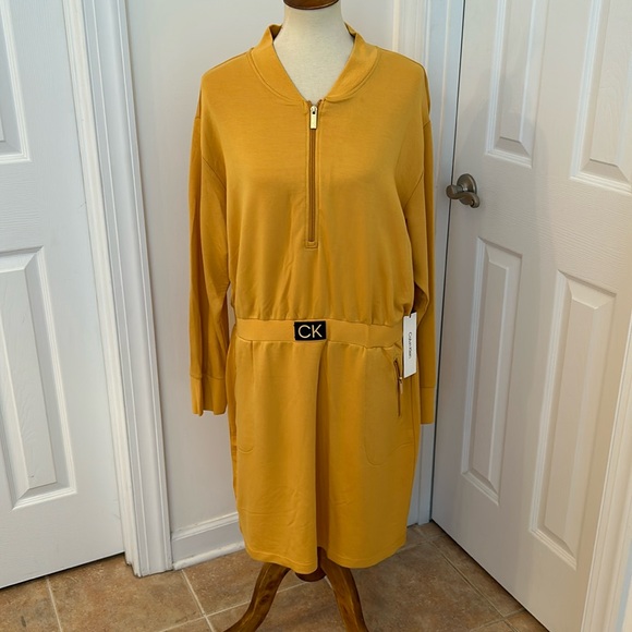 Calvin Klein Sweatshirt Dress - Picture 1 of 8